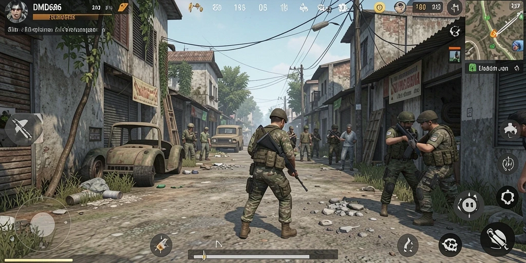 Screenshot gameplay DMD686 menampilkan pengalaman simulasi yang imersif.