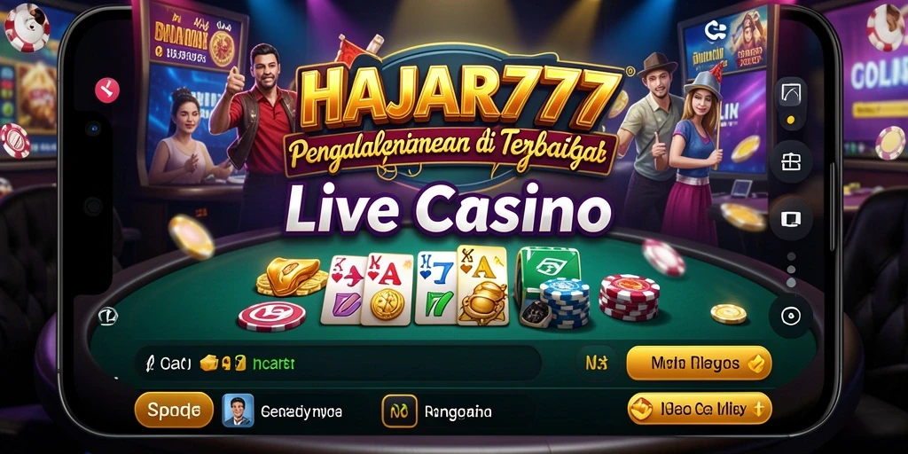 Gameplay seru dan interaktif di Live Casino HAJAR777.