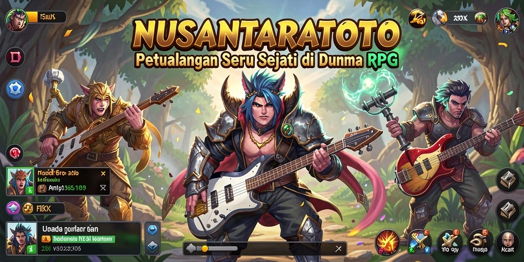 Tampilan gameplay seru dari NUSANTARATOTO di dunia RPG.