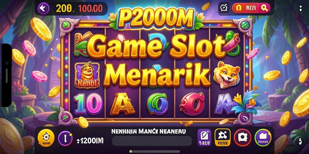 Tampilan gameplay Slot P200M yang seru dan interaktif.