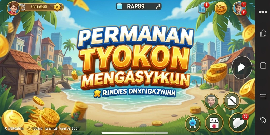 Screenshot menunjukkan interaksi gameplay Tycoon yang seru.