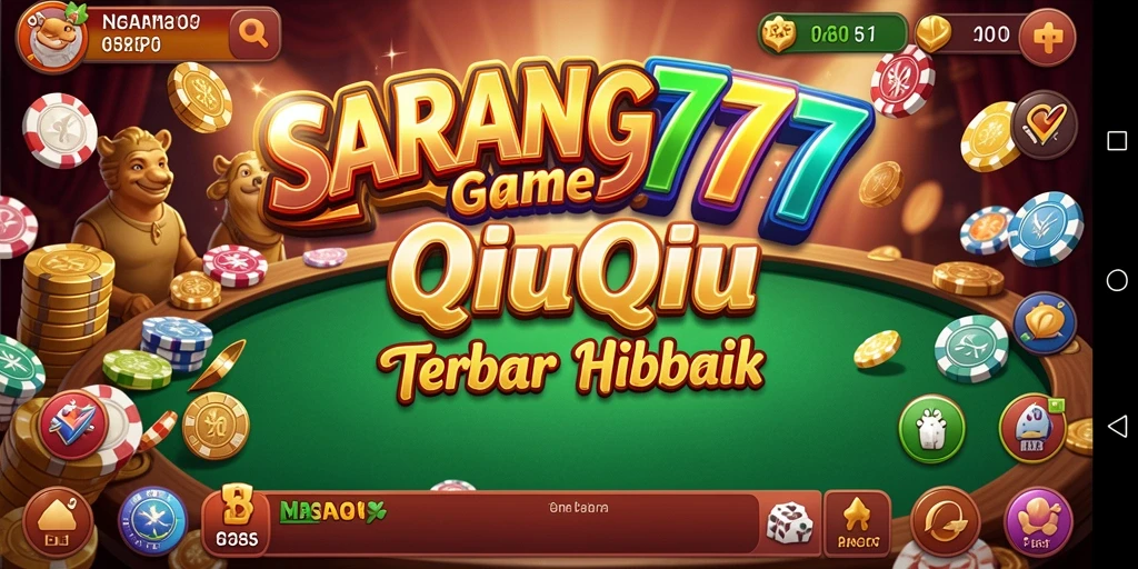 Screenshot gameplay QiuQiu SARANG777 yang seru dan memikat.