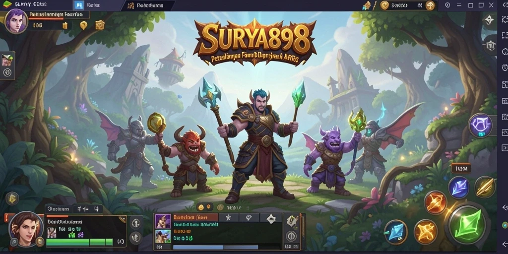 Gameplay menarik dan aksi seru dalam SURYA898.